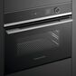 Fisher and Paykel Series 7 24" Contemporary Smart Compact Convection Speed Oven in Black, , large