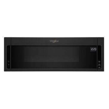 Whirlpool 1.1 Cu. Ft. 1000 watt Low Profile Microwave Hood Combination in Black, , large