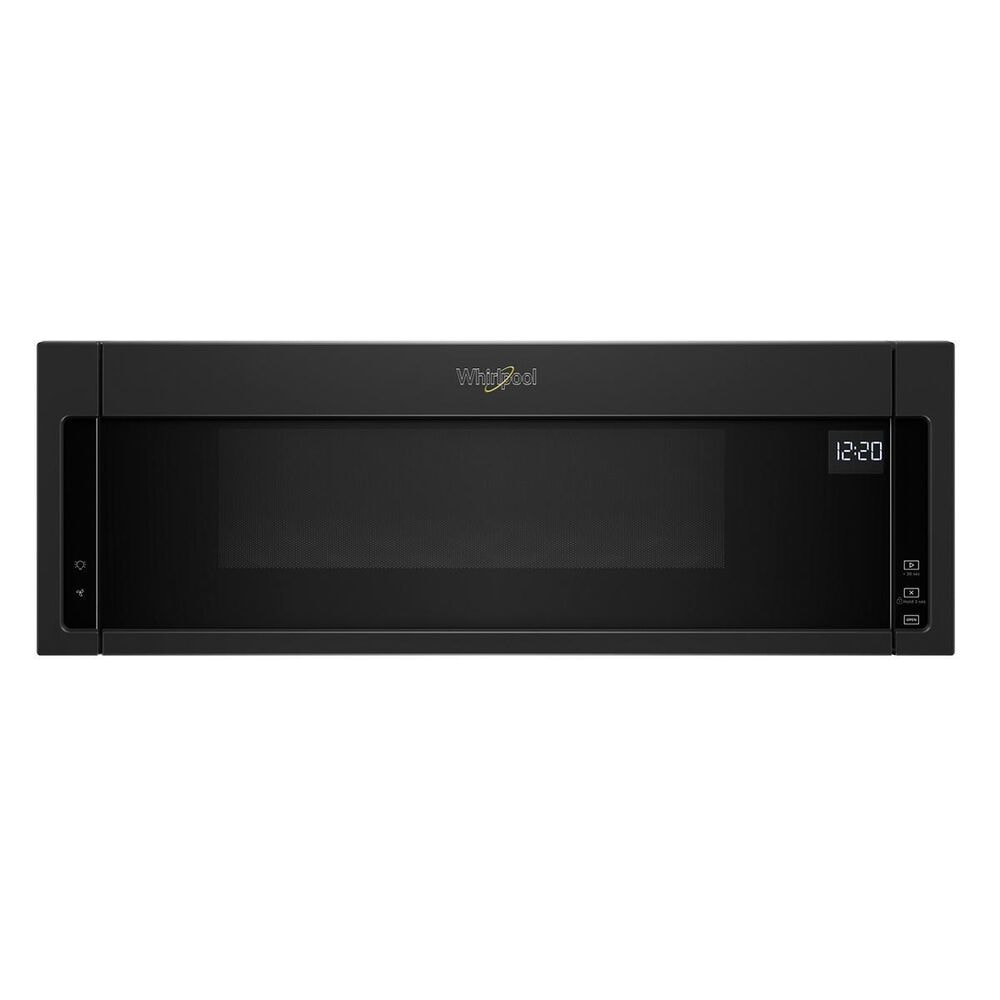 Whirlpool 1.1 Cu. Ft. 1000 watt Low Profile Microwave Hood Combination in Black, , large