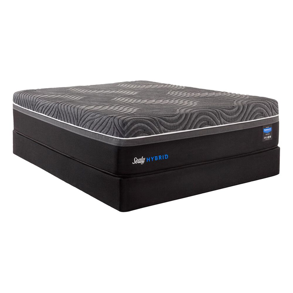 Sealy Premium Silver Chill Hybrid Plush Queen Mattress with High Profile Box Spring, , large