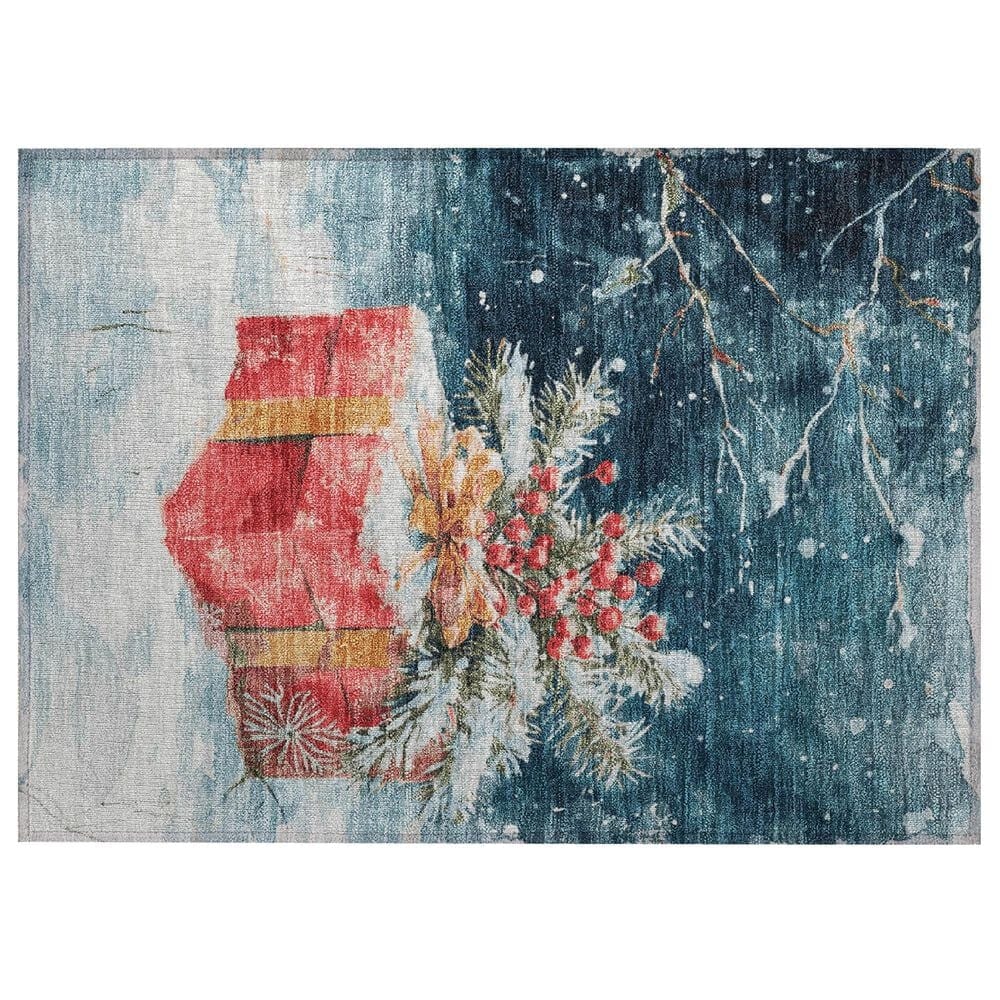 Dalyn Rug Company Wonderland WN13 1"8" x 2"6" Blue Indoor/Outdoor Area Rug, , large