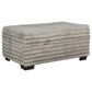 J Cooper USA Storage Ottoman in Julia Fog, , large