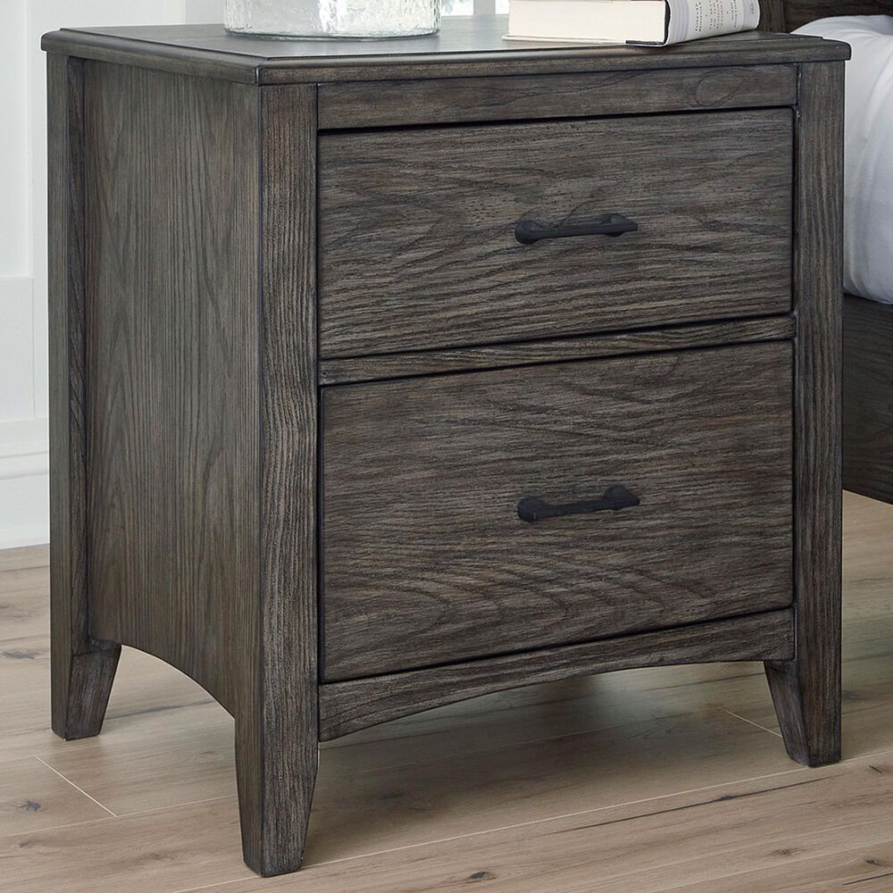 Ashley Montillan 2-Drawer Nightstand in Grayish Brown, , large
