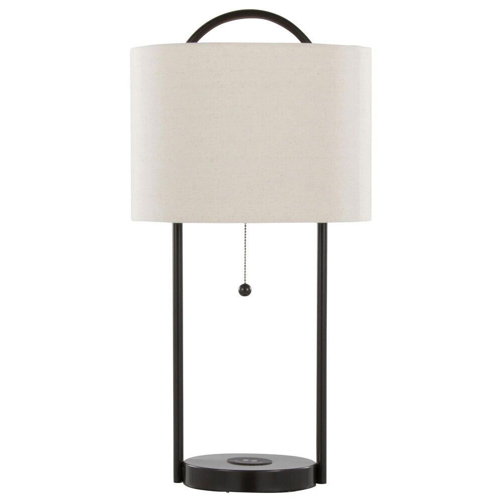 Grandview Gallery Porto Wireless Charging Table Lamp in Oil Bronze, , large