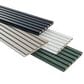 MS International White 9.5" x 94.5" Acoustic Wall Slat Panels, , large