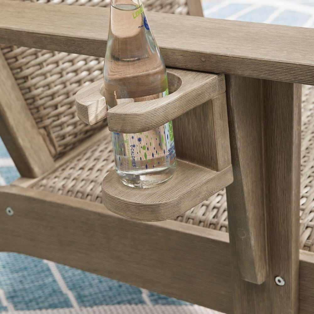 Ashley Marina Sun Patio Adirondack Chair in Beige, , large