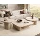 Classic Home Vander Round Coffee Table in Cream Washed, , large
