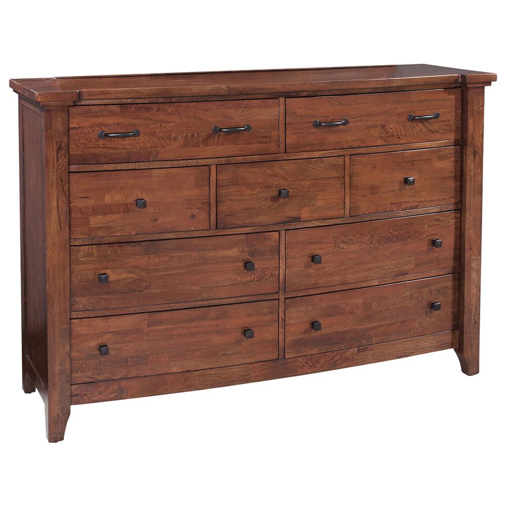 Napa Furniture Design Whistler Retreat 9-Drawer Dresser in Dark Mango, , large