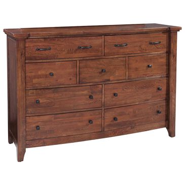 Napa Furniture Design Whistler Retreat 9-Drawer Dresser in Dark Mango, , large