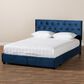 Baxton Studio Caronia Queen Upholstered Storage Bed in Navy Blue, , large
