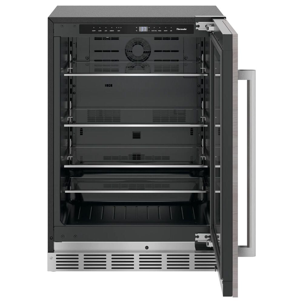 Thermador 24" Glass Door Refrigerator with Right Hinge - Panel Sold Separately, , large