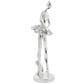 Maple and Jade 3-Piece Dancer Decorative Sculpture Set with Mirror Accents in Polished Silver, , large