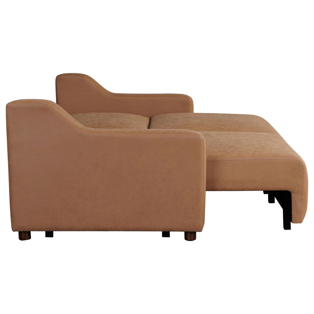 Lifestyle Solutions Glenmont Convertible Sofa in Brown, , large