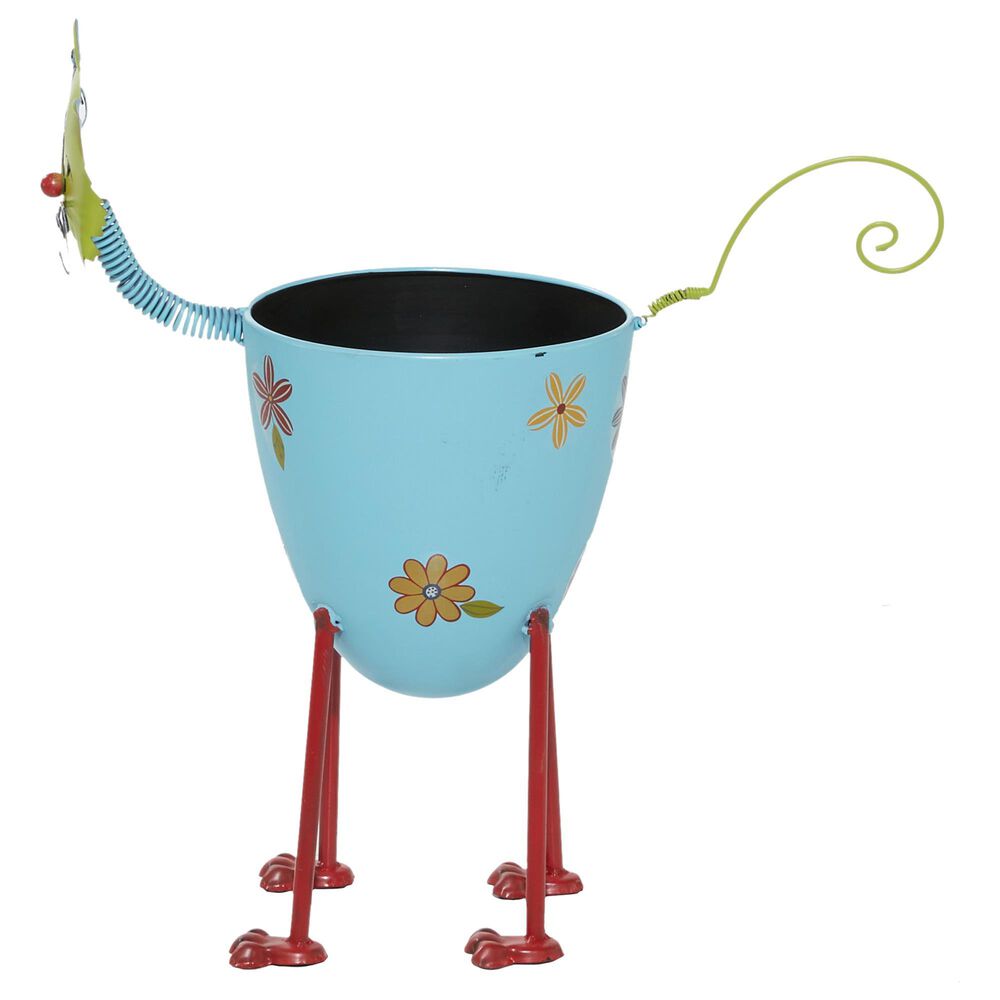 Maple and Jade Farmhouse Planter in Green, Blue and Red, , large