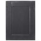 Maple and Jade 29" x 39" Wall Mirror in Distressed Grey and Brown, , large