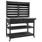 HOMLUX 65" Outdoor Potting Bench Table in Black, , large