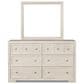 Furniture of America Hatton 6-Drawer Dresser and Mirror in Tawny, , large