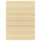 Surya Eagean EAG-2424 Mustard and Ivory 7"10" x 10"2" Indoor/Outdoor Area Rug, , large