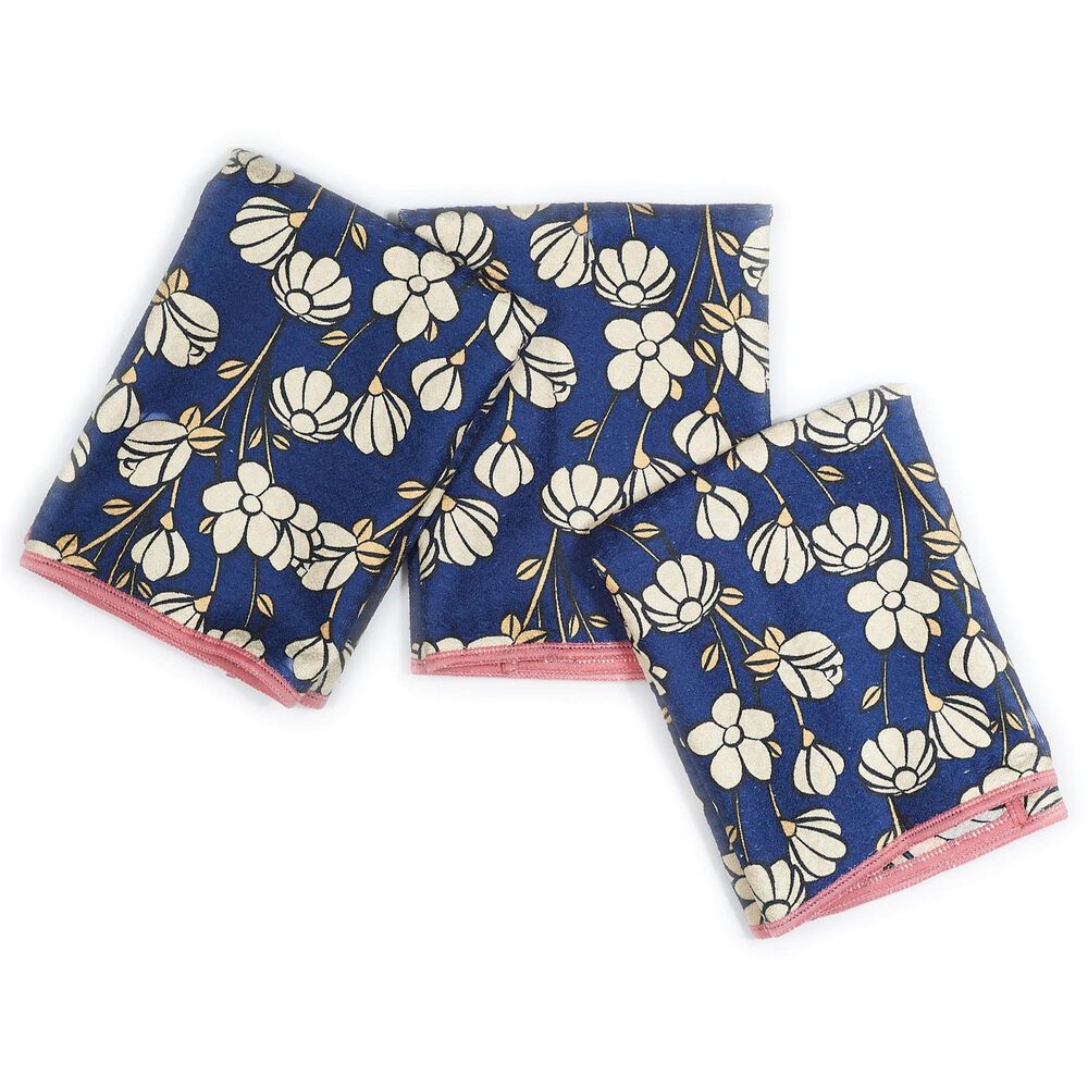 Once Again Home Sunflower Trail Reversible Mighty Mini Towel in Vanilla &#40;Set of 3&#41;, , large