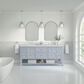 James Martin Vanities Breckenridge 72" Double Bathroom Vanity in Serenity Blue with 3 cm Eternal Jasmine Pearl Quartz Top and Rectangular Sinks, , large