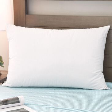 Allied Home Grandeur Goose Down Queen Pillow in White, , large