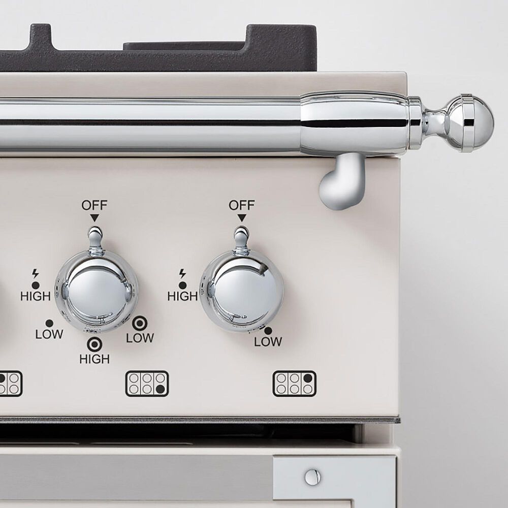 Bertazzoni Heritage 5.7 Cu. Ft. Freestanding Dual Fuel Range in Stainless Steel, , large