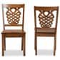 Baxton Studio Gervais Side Chair in Walnut Brown (Set of 2), , large