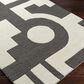 Surya Brook 5" x 7"6" White and Charcoal Area Rug, , large
