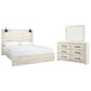 Ashley Cambeck 3 Piece King Bedroom Set in Whitewash, , large