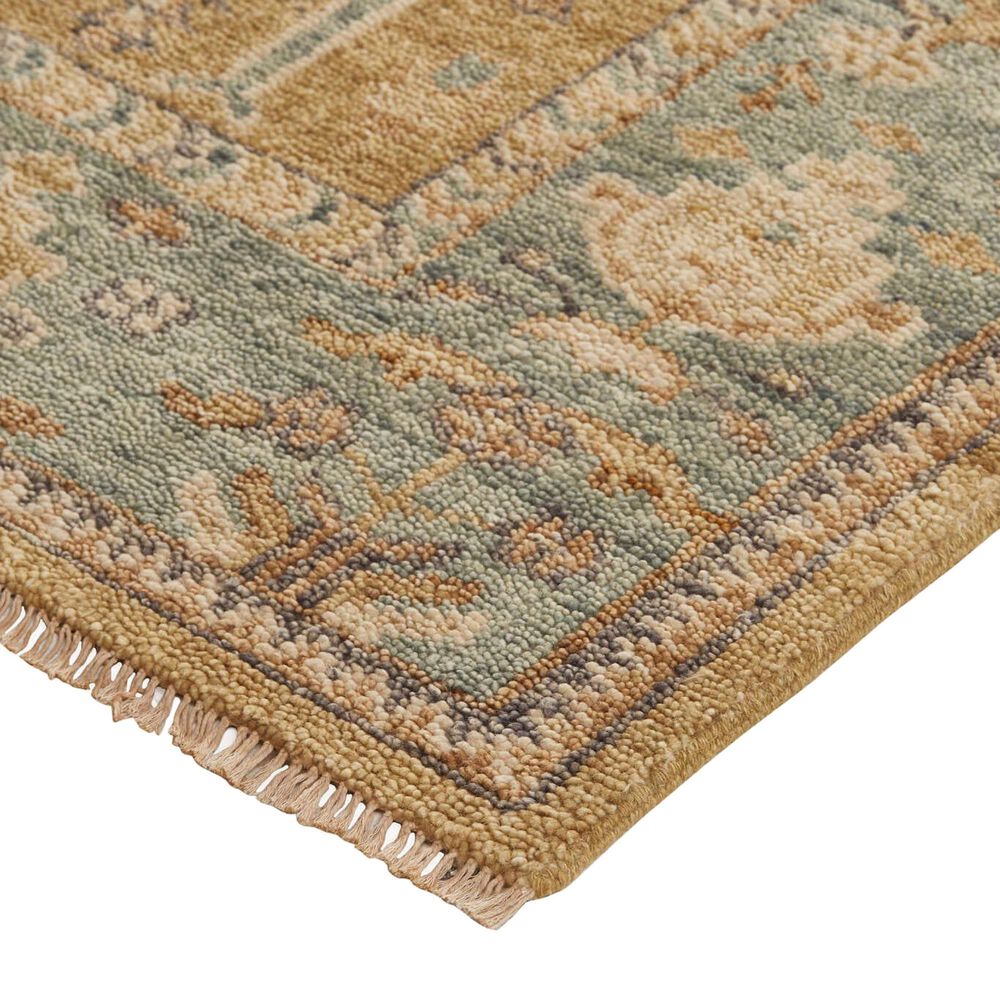 Feizy Carrington 2&#39; x 3&#39; Gold and Light Blue Area Rug, , large