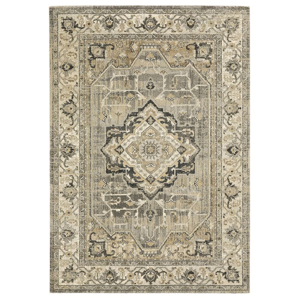 Oriental Weavers Florence Palatka 1805X 7"10" x 10"10" Beige Area Rug, , large