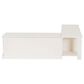 Linon Home Decor Tobin Backless Nook in White, , large