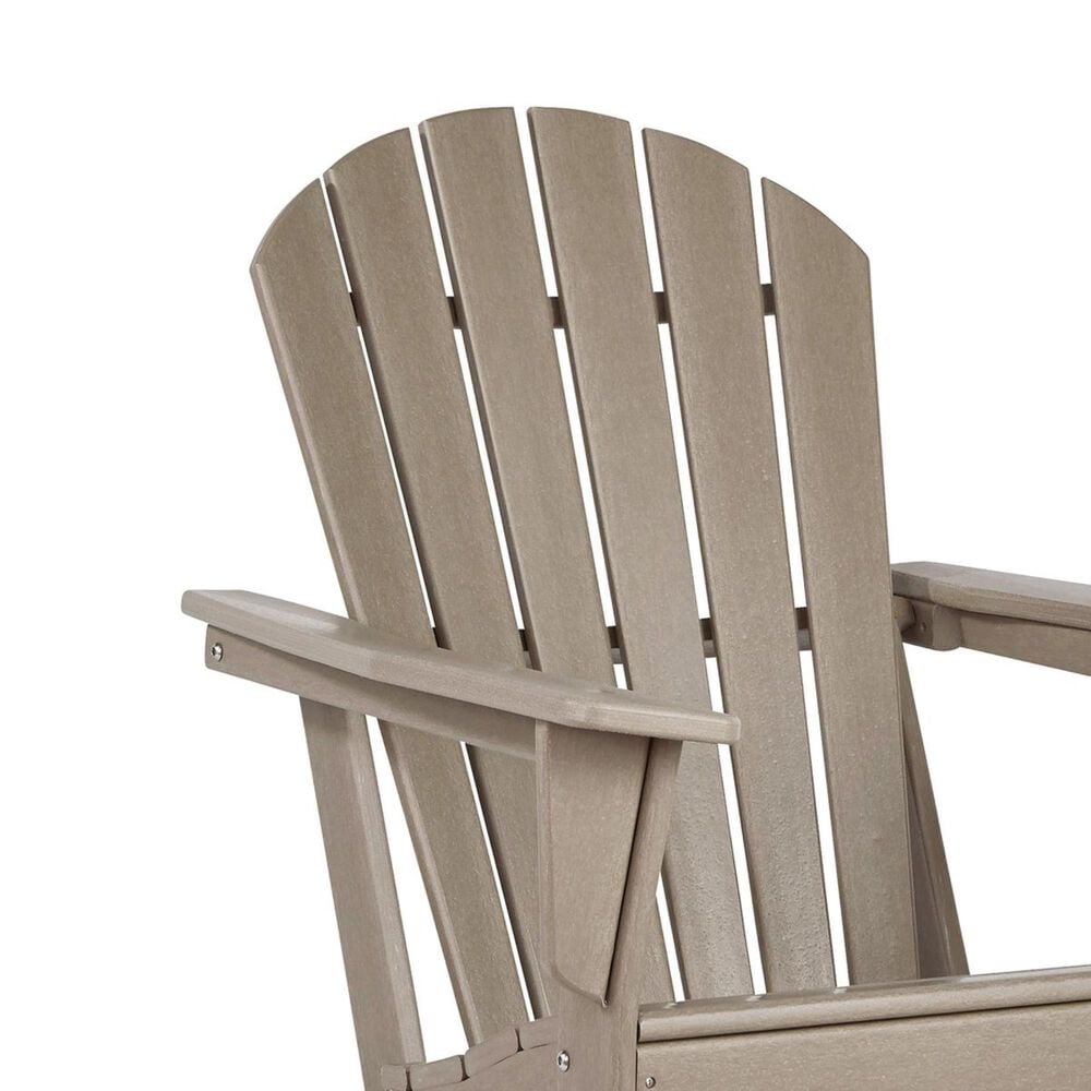 Ashley Sundown Treasure Adirondack Chair in Grayish Brown, , large