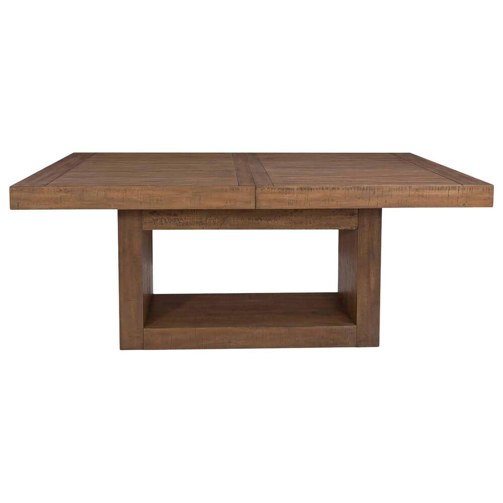 Crystal City Garland 7-Piece Rectangular Dining Set in Toffee, , large