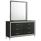 Coaster Tisdall and Lucia 3-Piece Queen Bedroom Set in Black and Chrome, , large