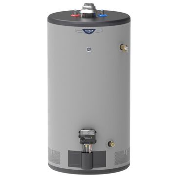 GE Appliances RealMAX Platinum 50-Gallon Short Natural Gas Atmospheric Water Heater in Gray, , large