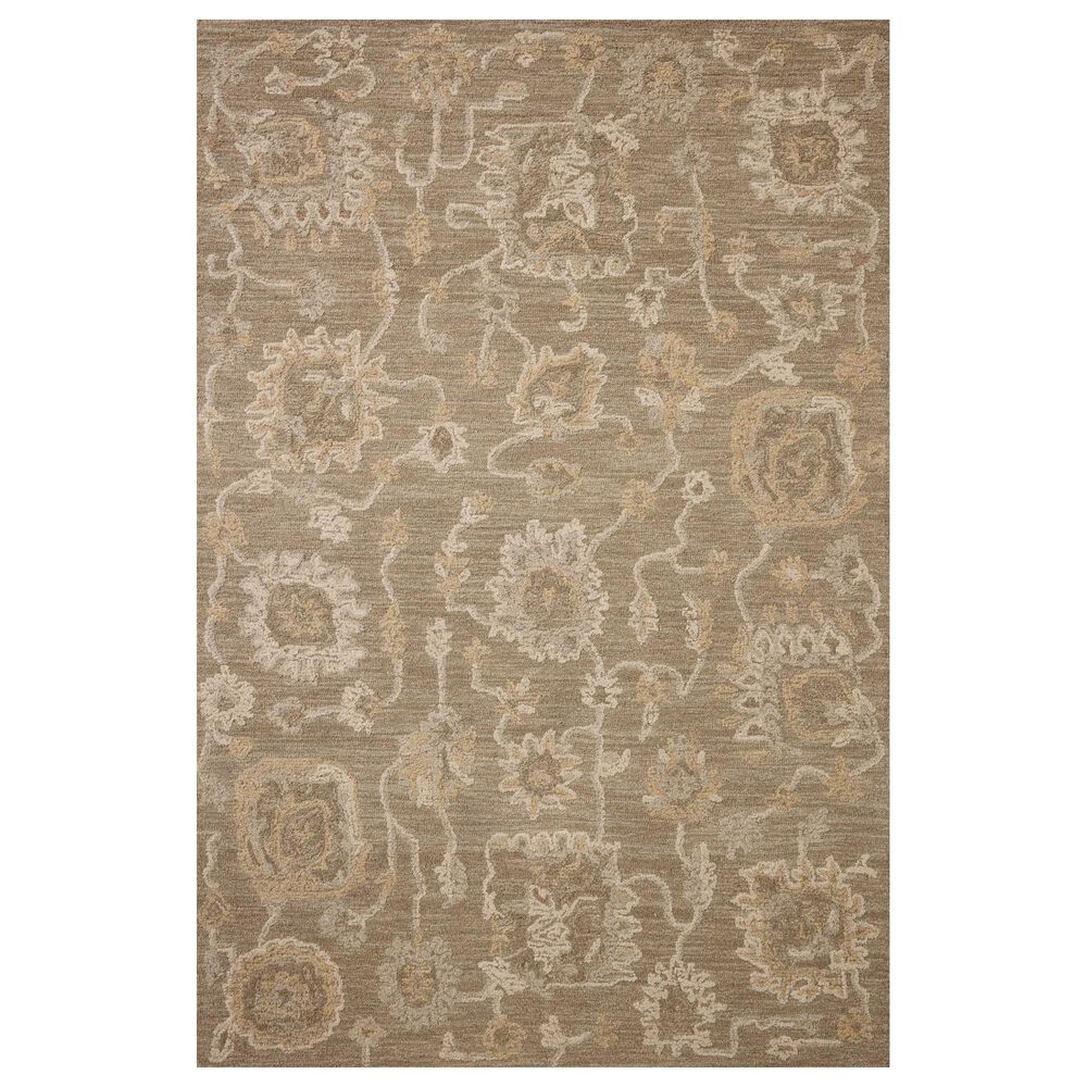 Chris Loves Julia x Loloi Dorothea Oak and Natural 9"3" x 13" Area Rug, , large