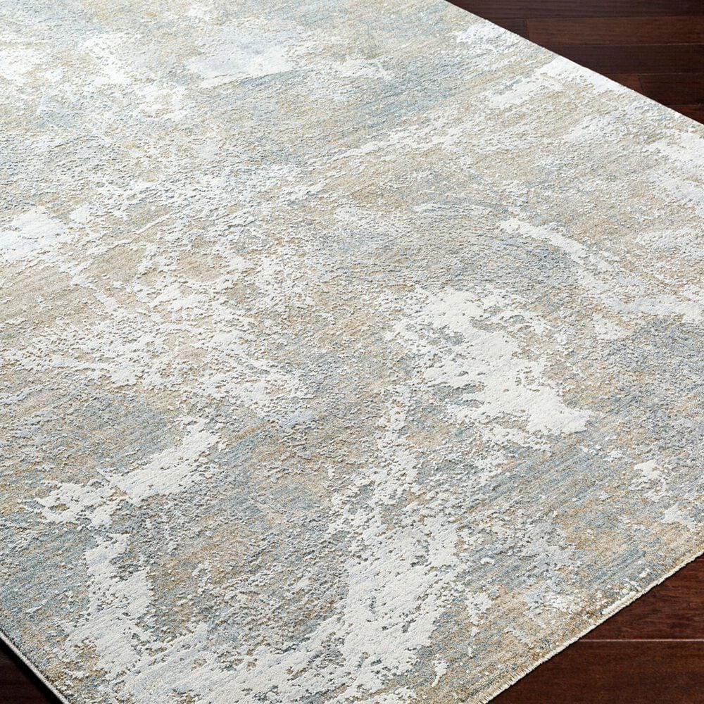 Surya Brunswick Taupe, Blue, Light Slate, Cream, Gray and Olive 10&#39; x 13&#39;11&quot; Area Rug, , large