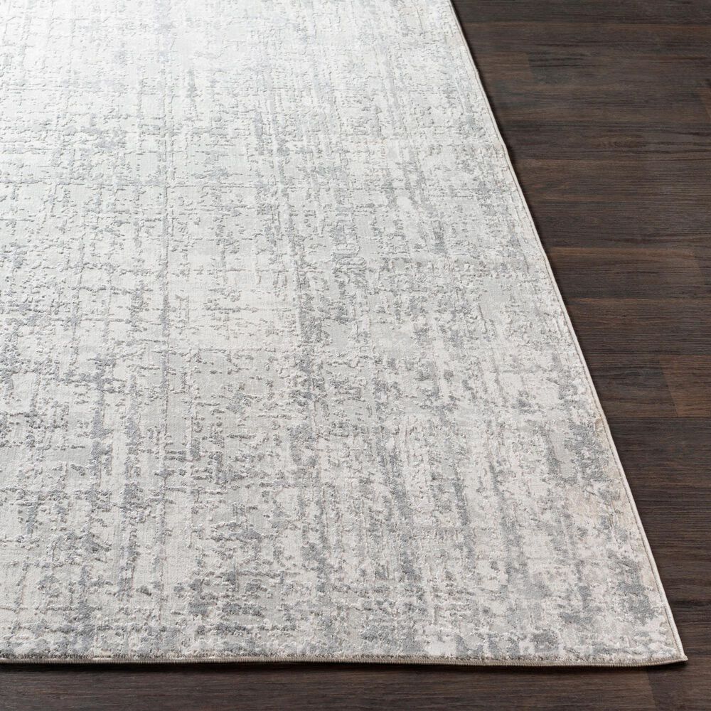 Surya Aisha 10&#39; x 14&#39; Light Gray, Gray and Off-White Area Rug, , large