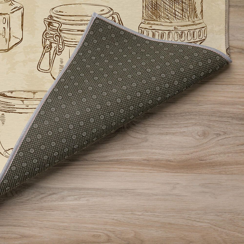 Dalyn Rug Company Kendall KE18 2&#39;3&quot; x 7&#39;6&quot; Parchment Runner, , large