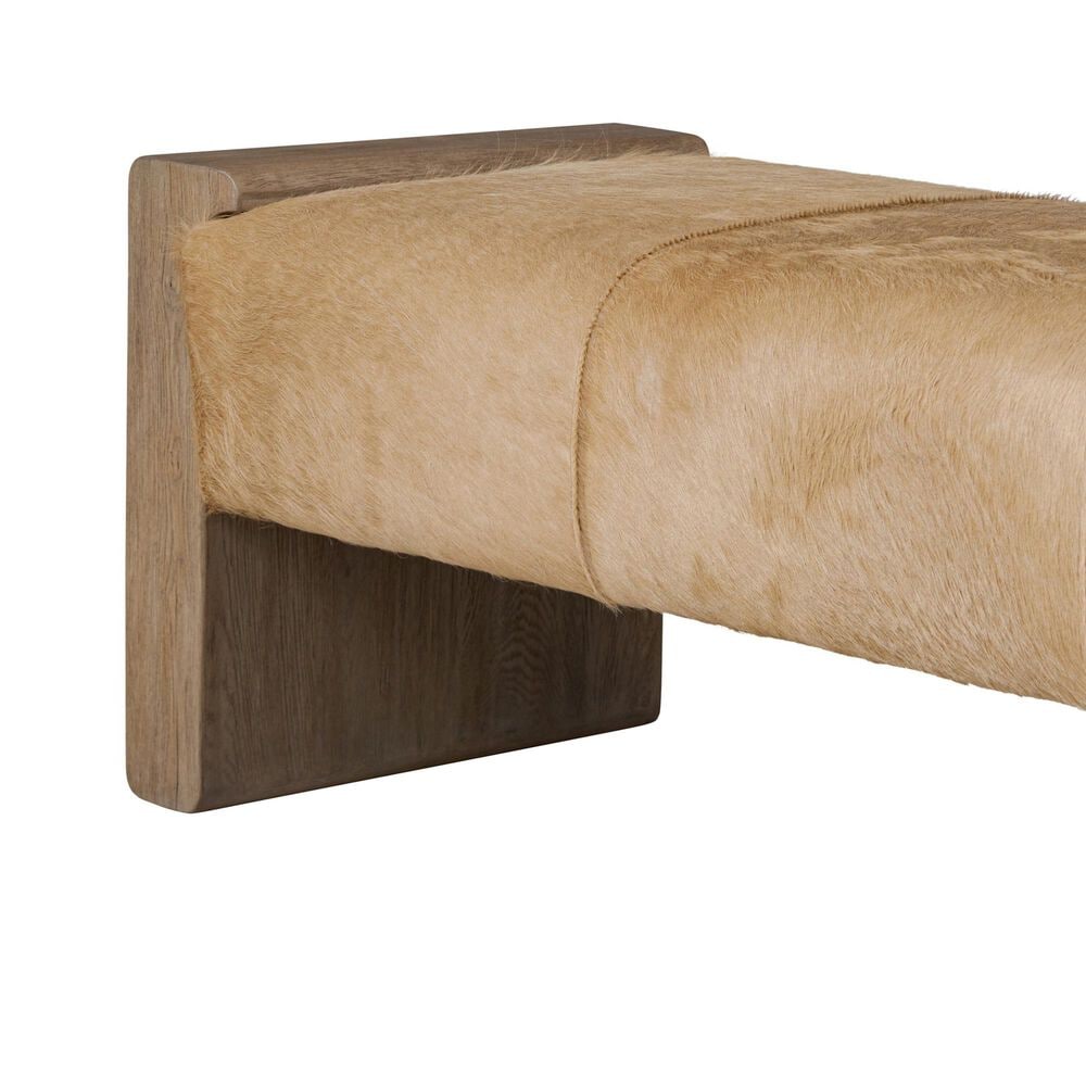 Four Hands Knox Accent Bench in Light Hair, , large