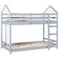 Walker Edison Skyler Twin over Twin Bunk Bed in Grey, , large