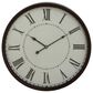 Maple and Jade 20" Wall Clock in Black and White, , large