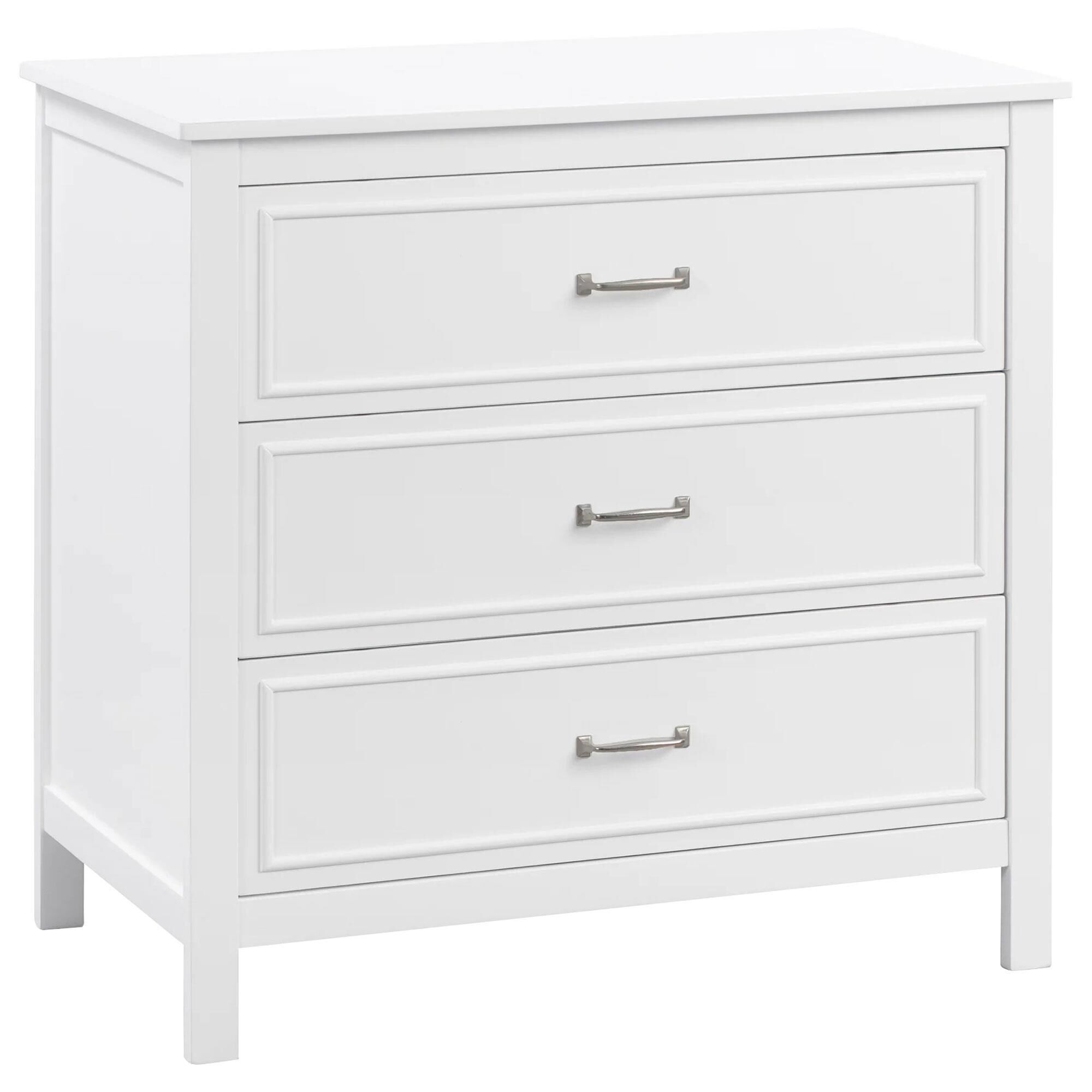 DaVinci Charlie 4 In 1 Convertible Crib and 3 Drawer Dresser in White Shop NFM