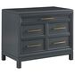 Riva Ridge Alexander 3-Piece Executive Desk with Door Bookcase and Combo File Set in Midnight, , large