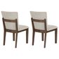 Ashley Kraeburn Dining Chair Set of 2 in Beige and Brown, , large