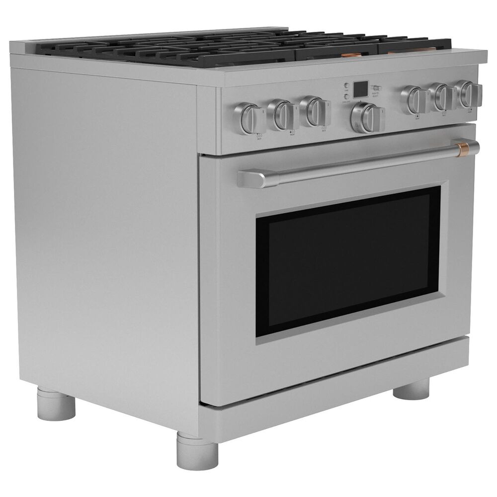 Cafe 5.75 Cu. Ft. Freestanding Dual Fuel Range in Stainless Steel and Brushed Stainless, , large