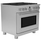 Cafe 5.75 Cu. Ft. Freestanding Dual Fuel Range in Stainless Steel and Brushed Stainless, , large