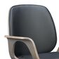 Zuo Modern Ali Office Chair in Black and Brown, , large