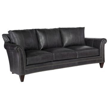Bradington-Young Richardson Stationary Sofa 8-Way Tie in Charcoal, , large